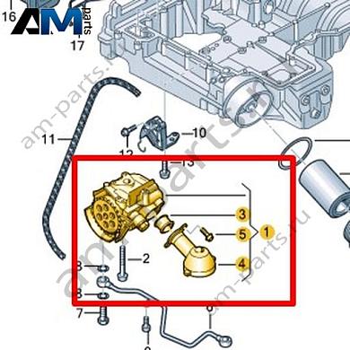 Масляный насос VAG 07P115105GКупить масляный насос 07P115105G для Фольксваген/Ауди/Шкода- выгодные цены