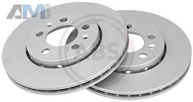 Передние тормозные диски ABS 16880 на Audi A1 (8X) 2011-2018