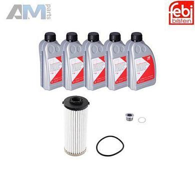 Комплект для замены масла в DSG DQ381 с маслом Febi Volkswagen Tiguan II (2016-2020)