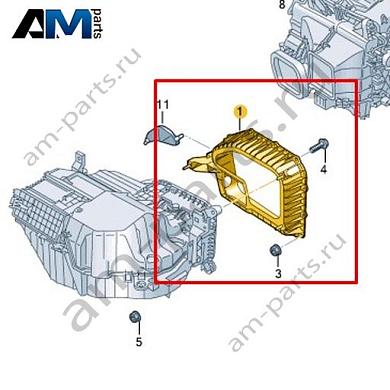 Воздуховод VAG 1EB260377AКупить воздуховод 1EB260377A Фольксваген/Ауди/Шкода по минимальной цене