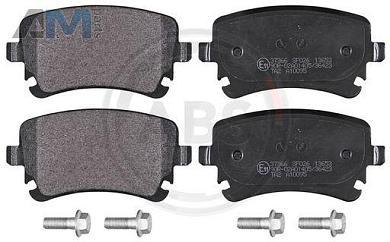 Задние тормозные колодки ABS 37366 на Audi A4 (B6) 2001-2005