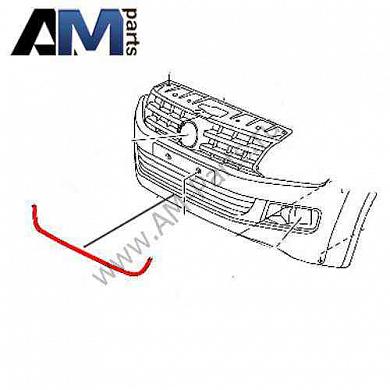 Декоративный рамка решетки бампера Amarok 2H78533472ZZ