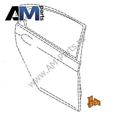 Петля правая нижняя на двери 41517420090 BMW X7 (G07)