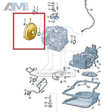 Гидротрансформатор 09G323571R  Skoda Octavia A7 (2017-2023) AQ160 (6-АКП)