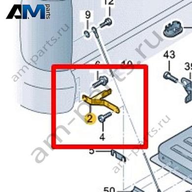 Петля Volkswagen AMAROK 2013-2016 2H5829641DКупить петлю 2H5829641D для Фольксваген Амараок 2013-2016- бесплатная доставка