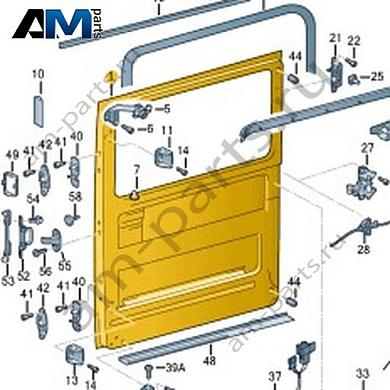 Сдвижная дверь высокая, без проема для стекла Volkswagen Crafter 2012-2016 2E1843107AKКупить сдвижную дверь высокая, без проема для стекла 2E1843107AK на Фольксваген Крафтер 2012-2016- акция