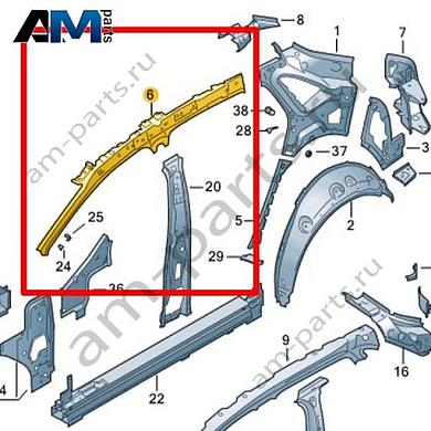 Боковина (внутренняя часть) Volkswagen id4/id5 2021-2024 11E809421Купить боковину (внутреннюю часть) 11E809421 для Фольксваген id4/id5 2021-2024- спец. Цена