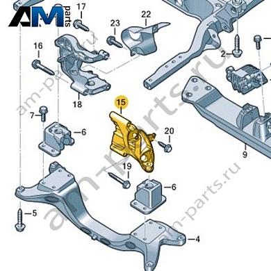 Опора для двигателя VAG 04L199307CКупить опору для двигателя 04L199307C на Фольксваген/Ауди/Шкоду- бесплатная доставка