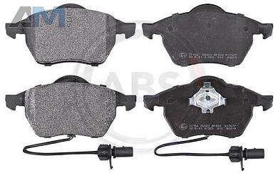 Передние тормозные колодки ABS 37156 для Audi A6 (С6) 2004-2011