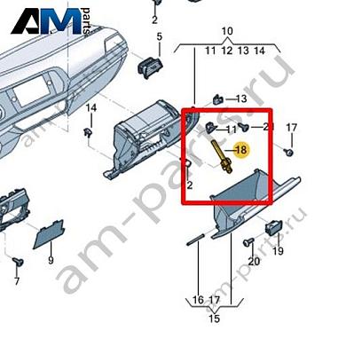 Тормозной элемент VAG 17B858309Купить тормозной элемент 17B858309 Фольксваген/Ауди/Шкода- спец. Цена