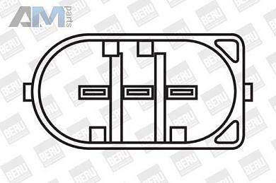 Катушка зажигания (BERU) ZS077 для Mb C-klasse 2006-2015 III (W204) C180 (156 л.с.)