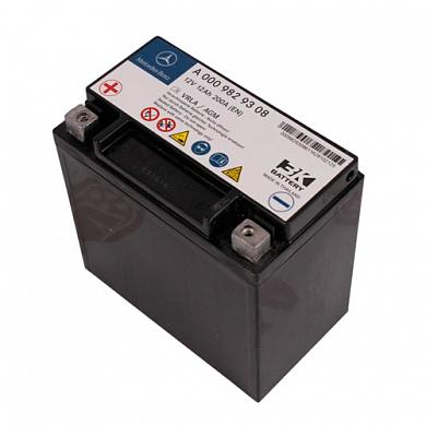 Дополнительный аккумулятор 12V/12AH A0009829308 Mercedes A-klasse W176