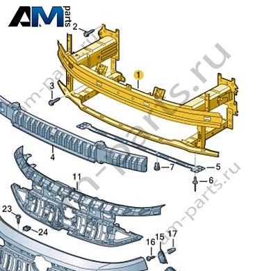 Усилитель бампера Volkswagen id4/id5 2021-2024 11A807109DКупить усилитель бампера 11A807109D Фольксваген id4/id5 2021-2024- акция