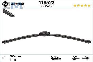 Щетка заднего стеклоочистителя (119523) SWF для BMW X3 (G01) 2017-2024