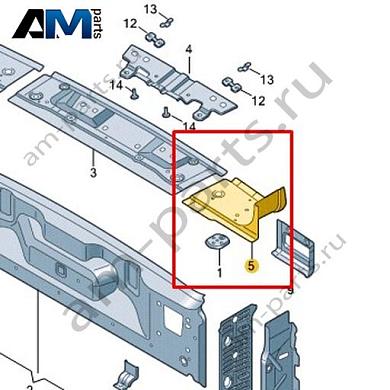 Пластина Volkswagen id-Buzz 2023-2024 1T3813361Купить пластину 1T3813361 для Фольксваген id-Buzz 2023-2024- акция