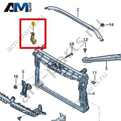 Держатель Volkswagen Jetta VII 2020-2024 17A804594Купить держатель 17A804594 для Фольксваген Джетта VII 2020-2024- выгодные цены