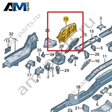 Крепление ударопоглощающего элемента Volkswagen id-Buzz 2023-2024 1N3802192Купить крепление ударопоглощающего элемента 1N3802192 на Фольксваген id-Buzz 2023-2024- выгодные цены