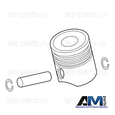 Поршень для Tiguan II (2020-2025) 2.0TDI 04L107065Q001