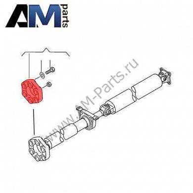 Ремкомплект эластичный муфты Amarok 2H0598403A