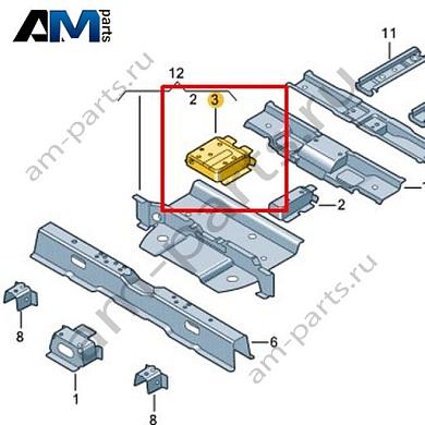 Кронштейн крепления сиденья Volkswagen id-Buzz 2023-2024 1N3802382Купить кронштейн крепления сиденья 1N3802382 на Фольксваген id-Buzz 2023-2024 на выгодных условиях