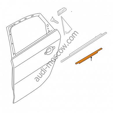 Накладка двери Декоративная для Audi A4 B8 8K0853764H2ZZКупить оригинальную накладку двери декоративную Audi A4 B8 8K0853764H2ZZ- Лучшие условия