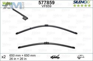 Комплект щеток стеклоочистителя (577859) VALEO для на Porsche Cayenne (2003-2006)