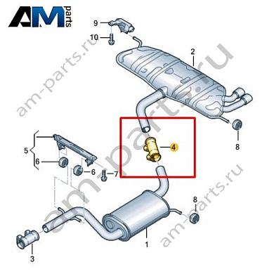 Двойной хомут VAG 1K0253141ACКупить двойной хомут 1K0253141AC Фольксваген/Ауди/Шкода- бесплатная доставка