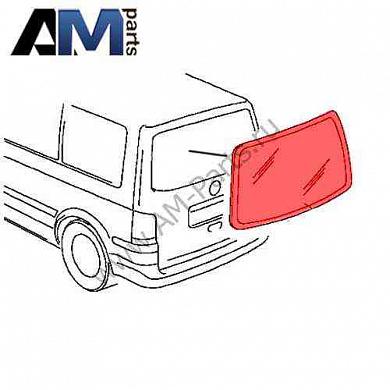 Стекло крышки багажника Caddy 2K0845503RNVB