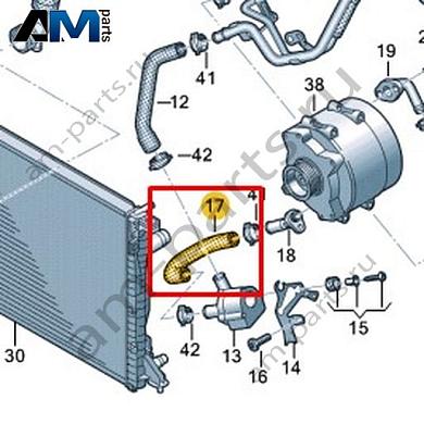 Шланг системы охлаждения VAG 059121049FКупить шланг системы охлаждения 059121049F на Фольксваген/Ауди/Шкоду на выгодных условиях