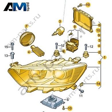 Светодиодная фара правая Volkswagen T-Roc 2018-2024 2GA941774Купить светодиодную фару правую 2GA941774 для Фольксваген Т-рок 2018-2024- бесплатная доставка