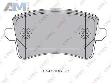задние тормозные колодки BD1223 (LYNXauto) для автомобилей VAGОформить заказ на задние тормозные колодки BD1223 производства LYNXauto для Фольксваген/Ауди/Шкода по специальной цене