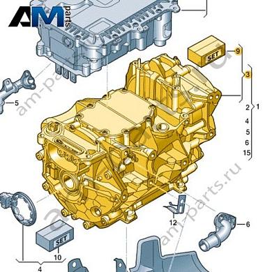 Ремкомплект VAG 1ED998142Купить ремкомплект 1ED998142 для Фольксваген/Ауди/Шкода- спец. Цена