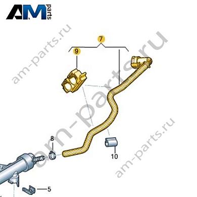Топливопровод VAG 04E133987AHКупить топливопровод 04E133987AH на Фольксваген/Ауди/Шкоду- минимальная цена