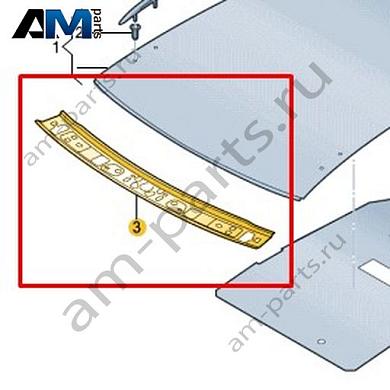Поперечная балка крыши Volkswagen T-Roc 2018-2024 2GA817123BКупить поперечную балку крыши 2GA817123B на Фольксваген Т-рок 2018-2024 на выгодных условиях