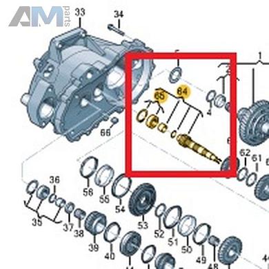 Ведомый вал VAG 02U311198DКупить ведомый вал 02U311198D Фольксваген/Ауди/Шкода на выгодных условиях