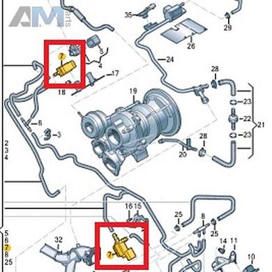 Электромагнитный клапан VAG 037906283FКупить электромагнитный клапан 037906283F на Фольксваген/Ауди/Шкоду- минимальная цена