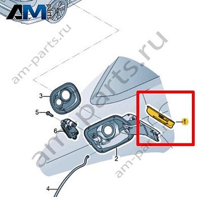 Крышка лючка заливной горловины Volkswagen Jetta VII 2020-2024 17A809909BКупить крышку лючка заливную горловины 17A809909B Фольксваген Джетта VII 2020-2024- акция