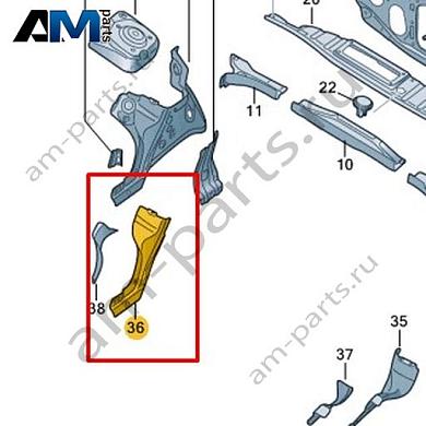 Консоль для колесной арки Volkswagen id3 2020-2024 1EA805758Купить консоль для колесной арки 1EA805758 на Фольксваген id3 2020-2024- гарантия наличия