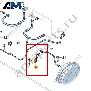 Кронштейн тормозного шланга Volkswagen id-Buzz 2023-2024 1N3611847BКупить кронштейн тормозного шланга 1N3611847B Фольксваген id-Buzz 2023-2024 на выгодных условиях