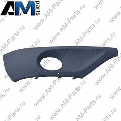 Решетка бампера правая Volkswagen Touareg (2011-2014) (черная) 7P68074909B9