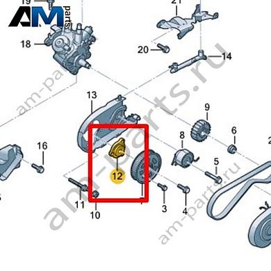 Ступица VAG 0XW109105Купить ступицу 0XW109105 для Фольксваген/Ауди/Шкода по минимальной цене