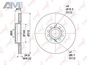 Передние тормозные диски LYNX BN-1202 для Volkswagen Jetta VA3
