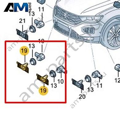 Кронштейн датчика Volkswagen T-Roc 2018-2024 2GA919493DКупить кронштейн датчика 2GA919493D для Фольксваген Т-рок 2018-2024- бесплатная доставка