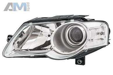 Фара галогеновая левая (1EL247014011) HELLA для Volkswagen Passat B6 (2005-2011)