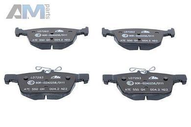 Задние керамические тормозные колодки ATE 13.0470-7293.2 на Audi A3 (8V) 2012-2020