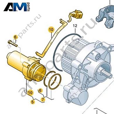 Ремкомплект для подкачивающего насоса VAG 0CQ598549AКупить ремкомплект для подкачивающего насоса 0CQ598549A Фольксваген/Ауди/Шкода на выгодных условиях