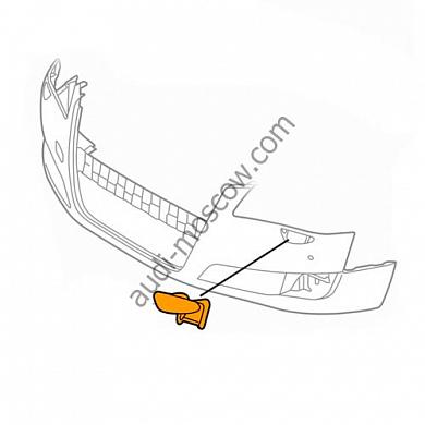 Кожух для Audi A8 D4 4H0955269GRUКупить оригинальный кожух Audi A8 D4 4H0955269GRU- Запчасти от дилера