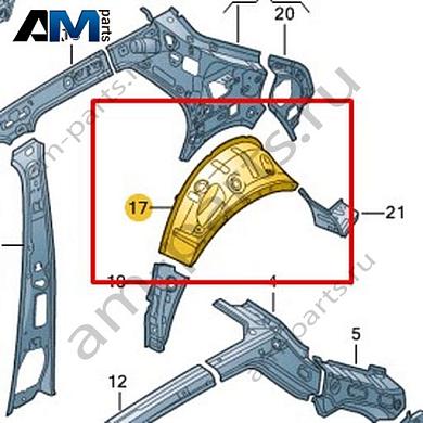 Подкрылок Volkswagen T-Roc 2018-2024 2GA809412Купить подкрылок 2GA809412 на Фольксваген Т-рок 2018-2024- бесплатная доставка
