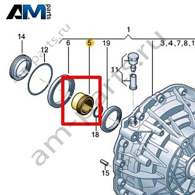 Шестерня VAG 0MB311345EКупить шестерню 0MB311345E Фольксваген/Ауди/Шкода по минимальной цене