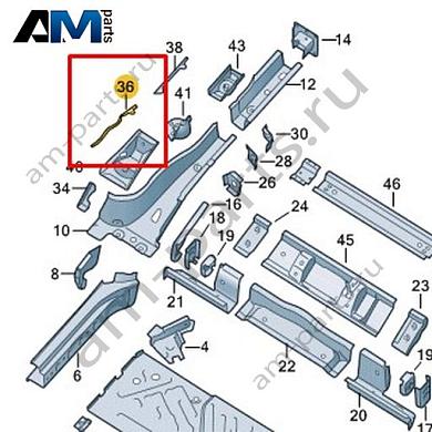 Уплотнение Volkswagen id3 2020-2024 1EA804536Купить уплотнение 1EA804536 Фольксваген id3 2020-2024- спец. Цена